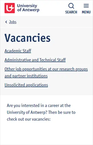 Vacancies-University-of-Antwerp